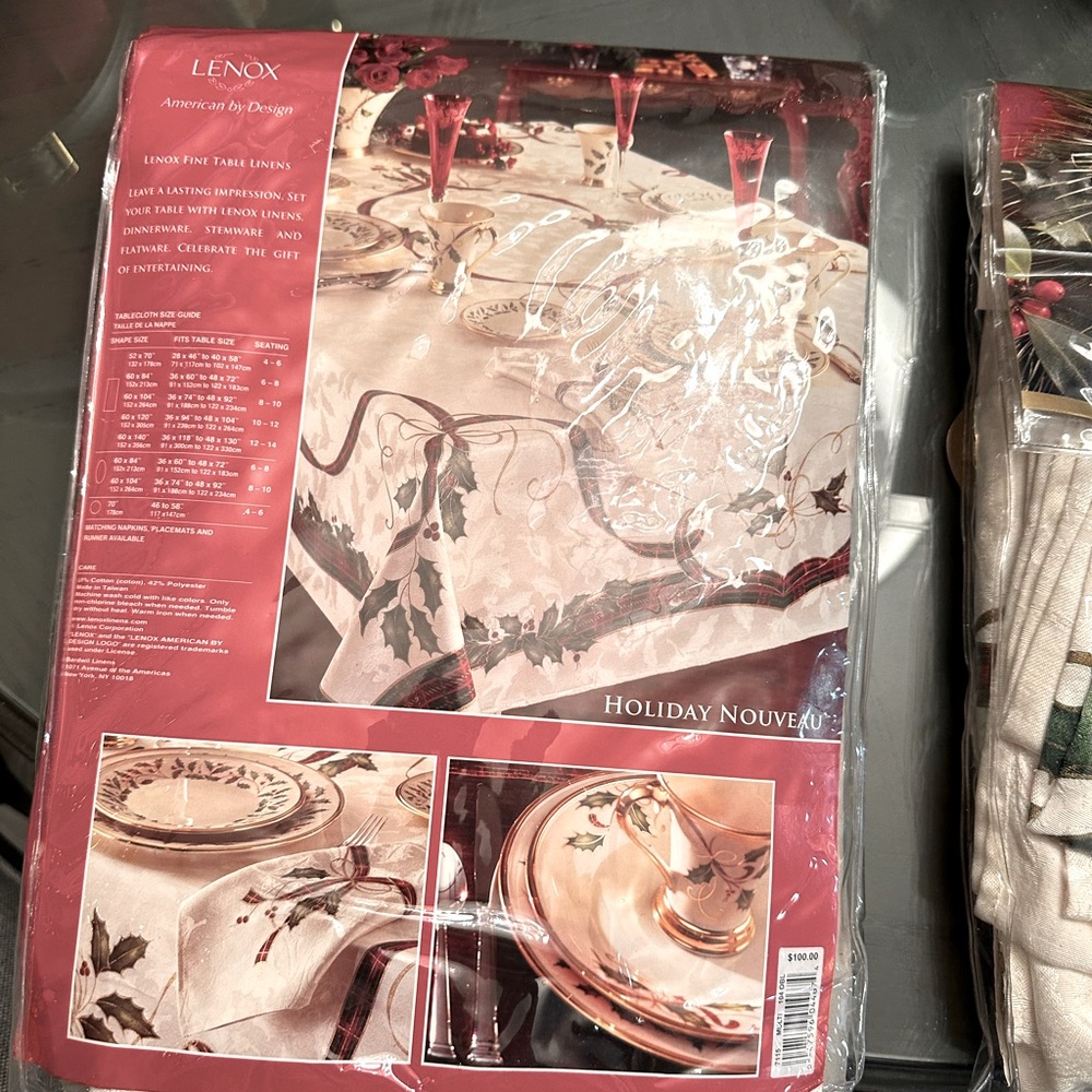 Lenox Holiday Nouveau Tablecloth